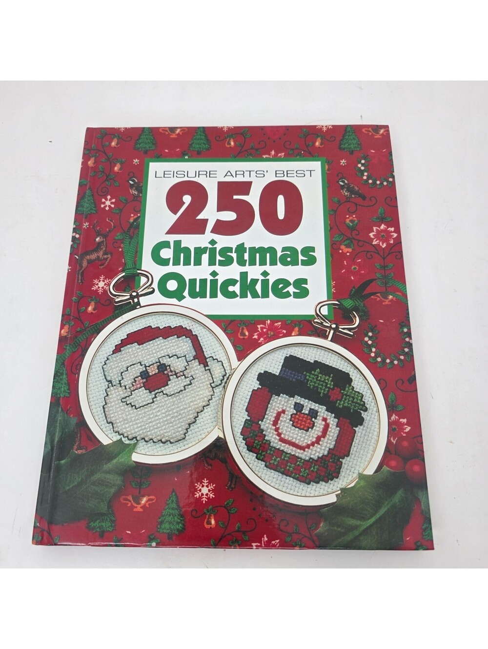 Leisure Arts Best 250 Christmas Quickies Cross Stitch Pattern Book 1995